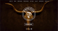 Desktop Screenshot of angusclubsteakhouse.com